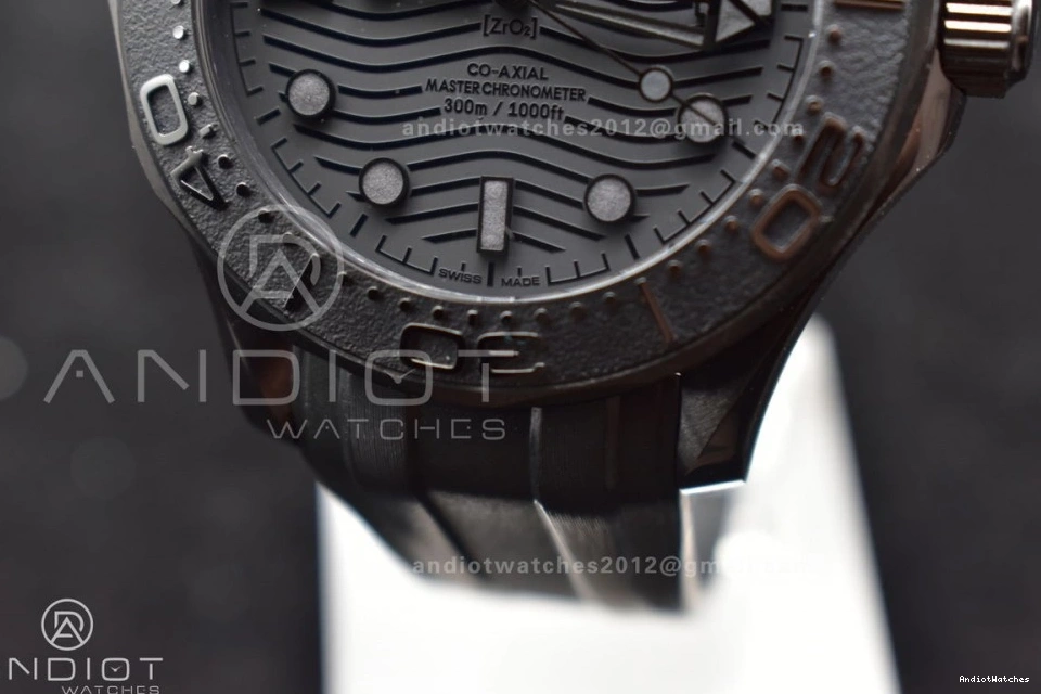 Best Durable Strap 1:1 1066 on 300m Seamaster Black A Dial Black VSF Edition 43.5mm Black Rubber Ceramic 0423